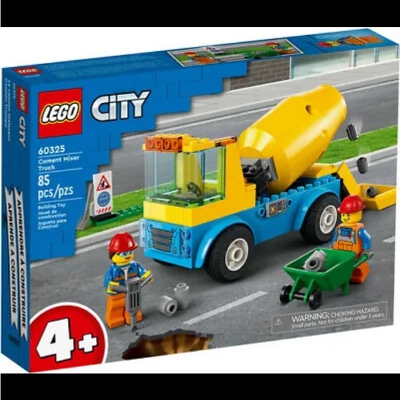 Lego Other - LEGO® City Vehicles Cement Mixer Truck 60325 [New Toy] 60322 Race Car